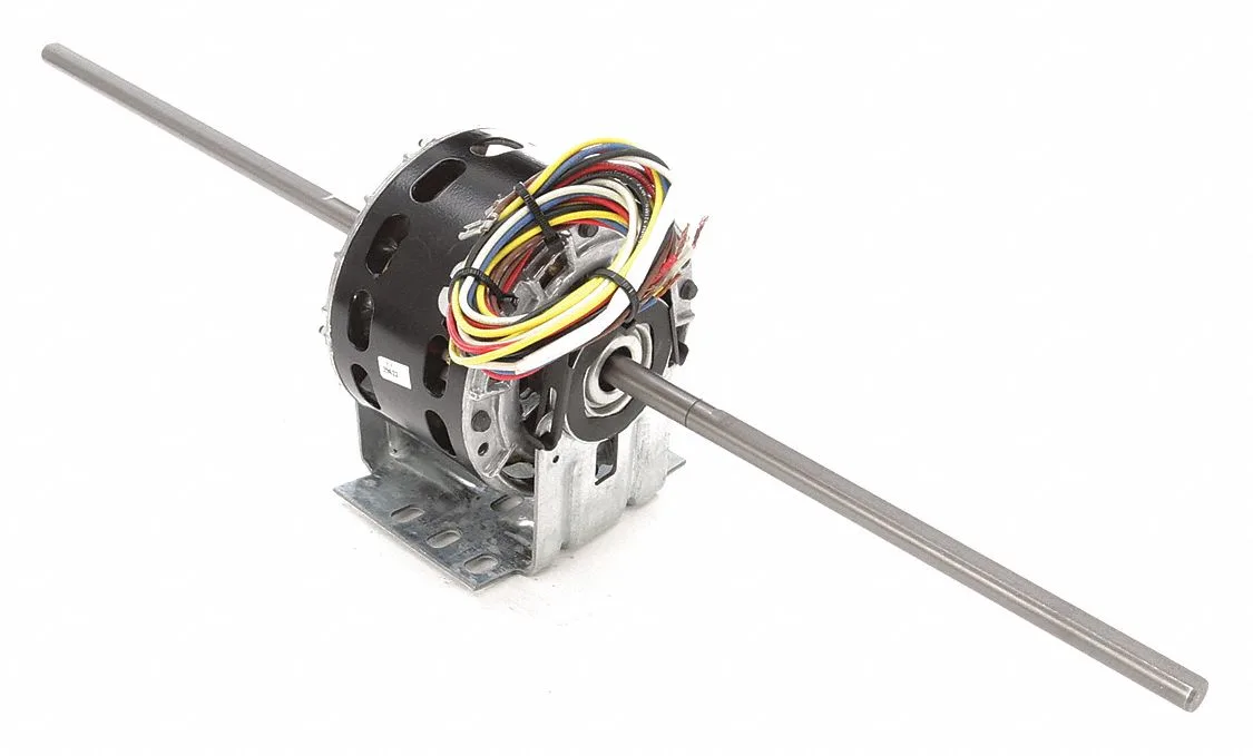 CENTURY Room Air Conditioner Motor: 1/10 HP, 1,075 Nameplate RPM, 115V AC, 42Y Frame, 1,001-1,100