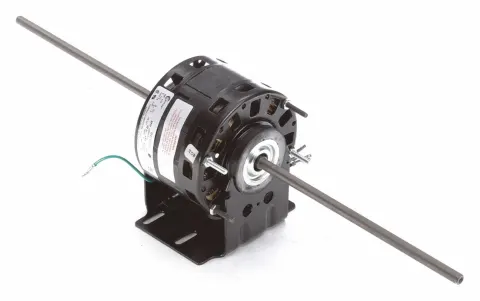 CENTURY Room Air Conditioner Motor: 4 Speed, 1/10 HP, 1,550 Nameplate RPM, 115V AC, CCWLE