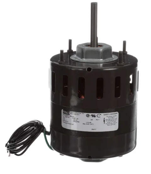 محرك Fasco D112، 1/10 حصان، 1500 دورة في الدقيقة، قطر 4.4 بوصة، 115 فولت