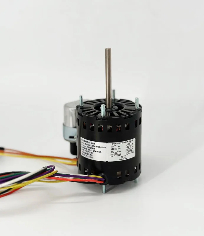 1/12HP 1550RPM 3.3 inch Blower Motor with Capacitor 1/12HP 1550RPM 3.3 inch Blower Motor with Capacitor