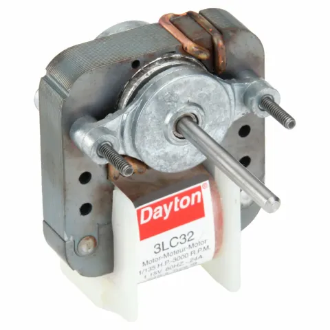 DAYTON C-Frame Motor: 1/135, 3,000, 1 No. of Speeds, 115V AC, CCWSE, Impedance, Sleeve, Stud Mount