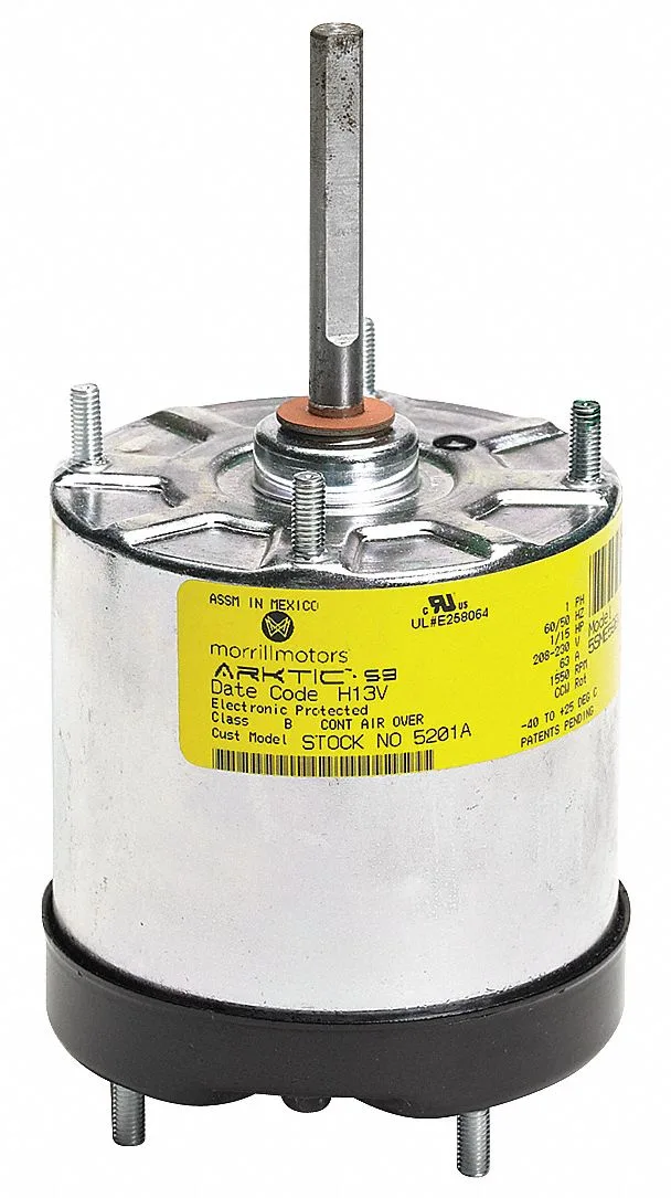 Morrill ECM Direct Drive Blower Motor: Totally Enclosed Air-Over, 1/15 HP, 1,550 Nameplate RPM, CWLE Morrill ECM Direct Drive Blower Motor: Totally Enclosed Air-Over, 1/15 HP, 1,550 Nameplate RPM, CWLE