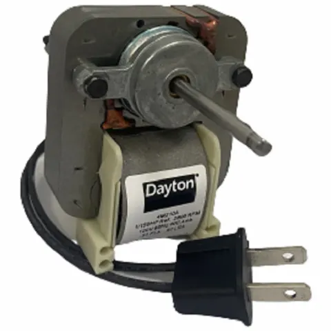DAYTON C-Frame Motor: 1/150, 2,800, 1 No. of Speeds, 120V AC, CCWSE, Impedance with One-Shot Backup