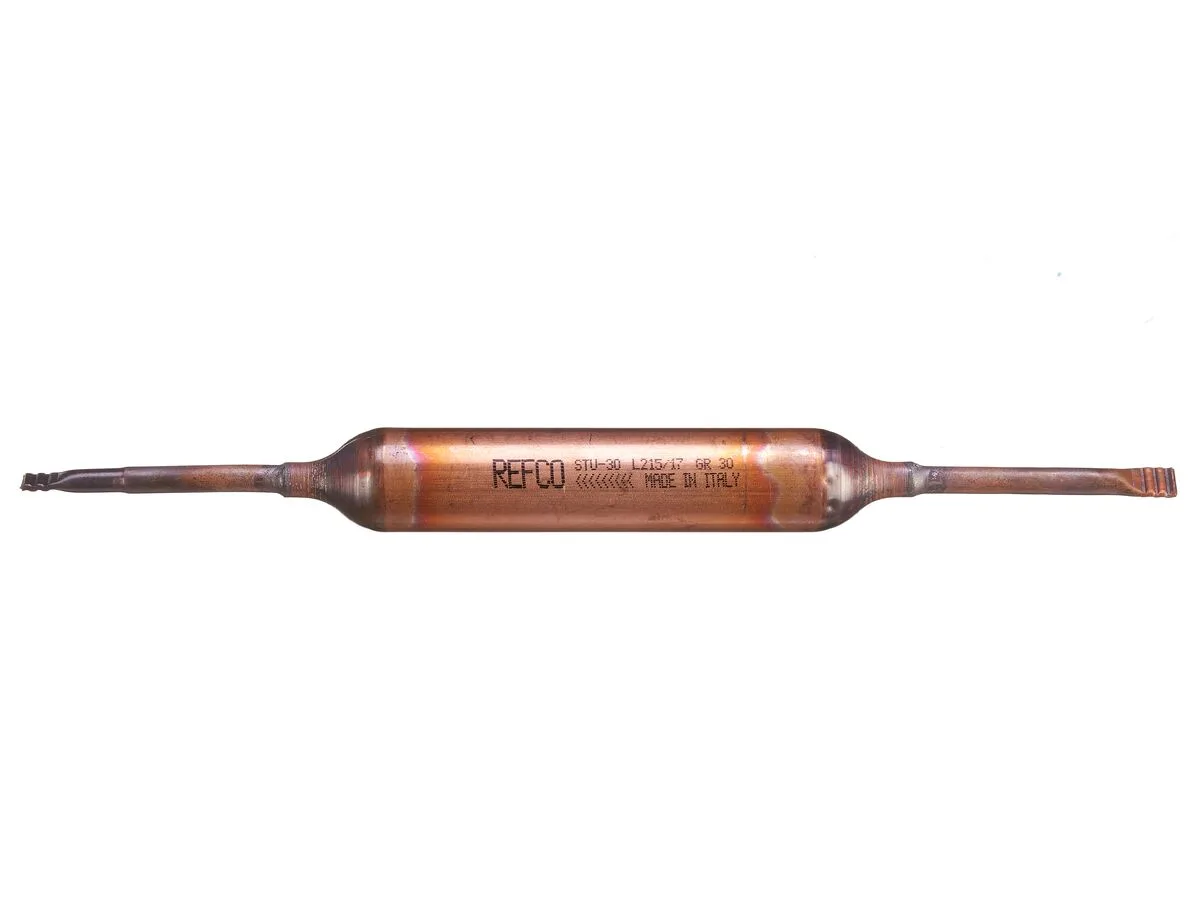 Refco STU-30 30G Drier, 1/4" x 1/4"-3/16", With Solder Tail Refco STU-30 30G Drier, 1/4" x 1/4"-3/16", With Solder Tail