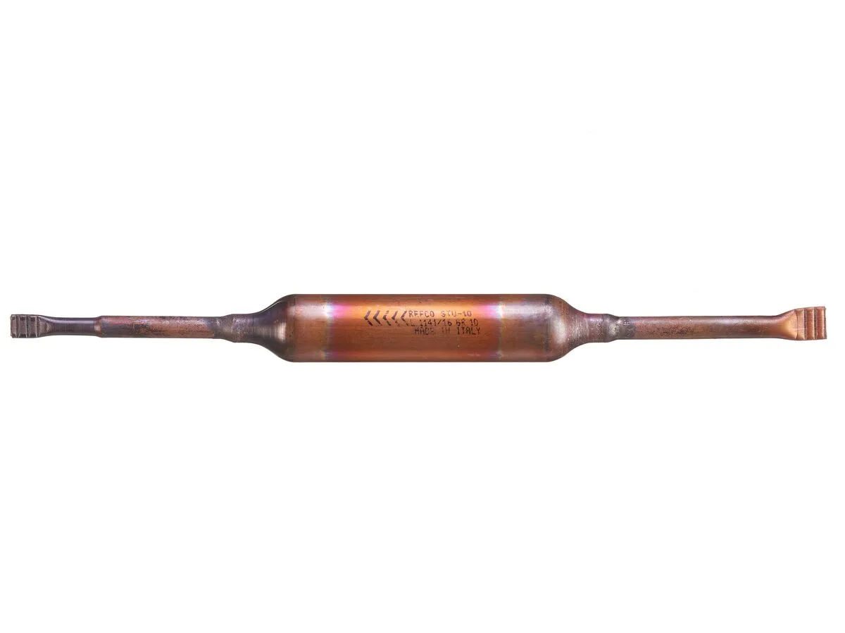 Refco STU-10 10G Drier, 1/4" x 1/4"-3/16", With Tail Refco STU-10 10G Drier, 1/4" x 1/4"-3/16", With Tail