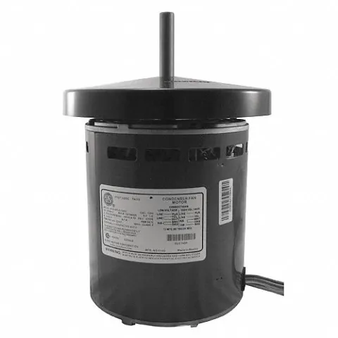 U.S. MOTORS Condenser Fan Motor: Open Dripproof, 1/2 HP, 1,075 Nameplate RPM, 1 Speed, 575V AC, Auto