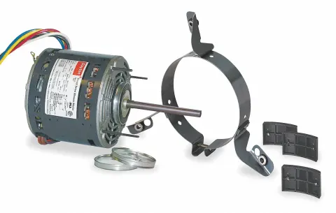 محرك نفخ مباشر Dayton، 1/2 حصان، 1075 دورة في الدقيقة، 4 سرعات، تثبيت مسامير، مفتوح بتيار هواء