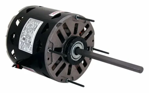 CENTURY Direct Drive Blower Motor: 3 Speed, Open Air-Over, Ring Mount, 1/2 HP, 1,625 Nameplate RPM