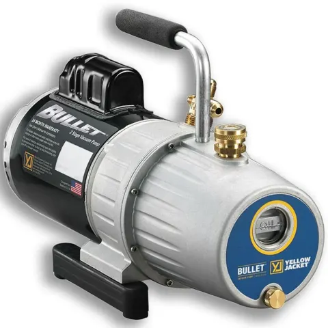 Yellow Jacket 93640 BULLET X Two-Stage Vacuum Pump, 7 CFM, 1/2 HP, 110V Line Input