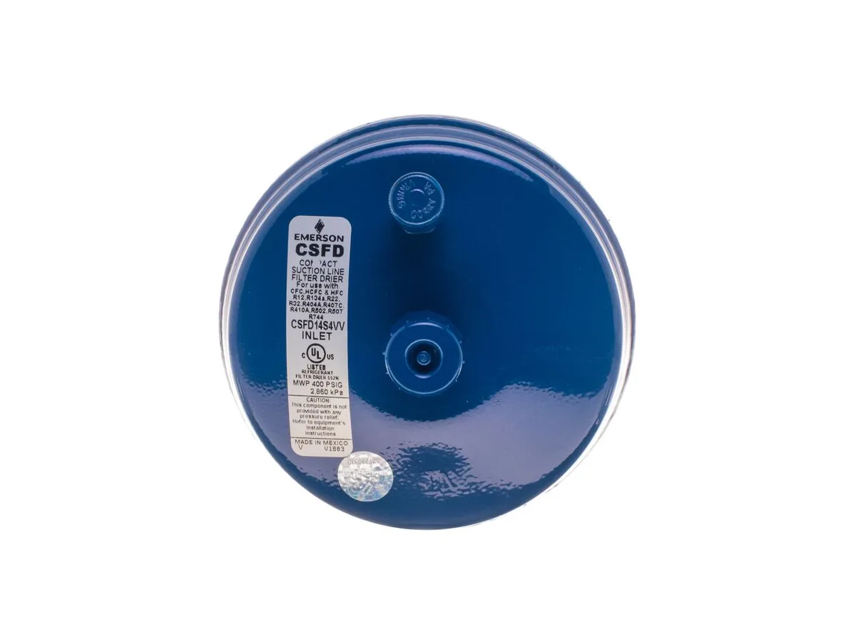 مجفف خط سحب مدمج Copeland CSFD14S4VV، 1/2 بوصة، لحام (Solder) مجفف خط سحب مدمج Copeland CSFD14S4VV، 1/2 بوصة، لحام (Solder)