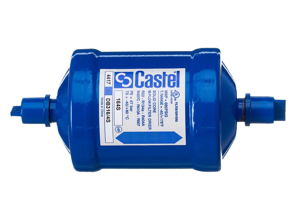 مجفف ثنائي الاتجاه Castel 4616/4S، 1/2 بوصة، لحام (Solder) مجفف ثنائي الاتجاه Castel 4616/4S، 1/2 بوصة، لحام (Solder)