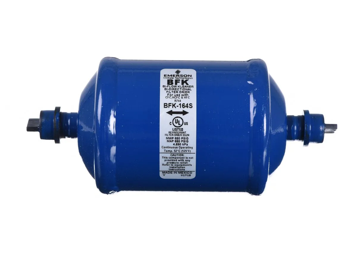 Copeland BFK164S Bi-Flow Drier, 1/2" Solder Copeland BFK164S Bi-Flow Drier, 1/2" Solder