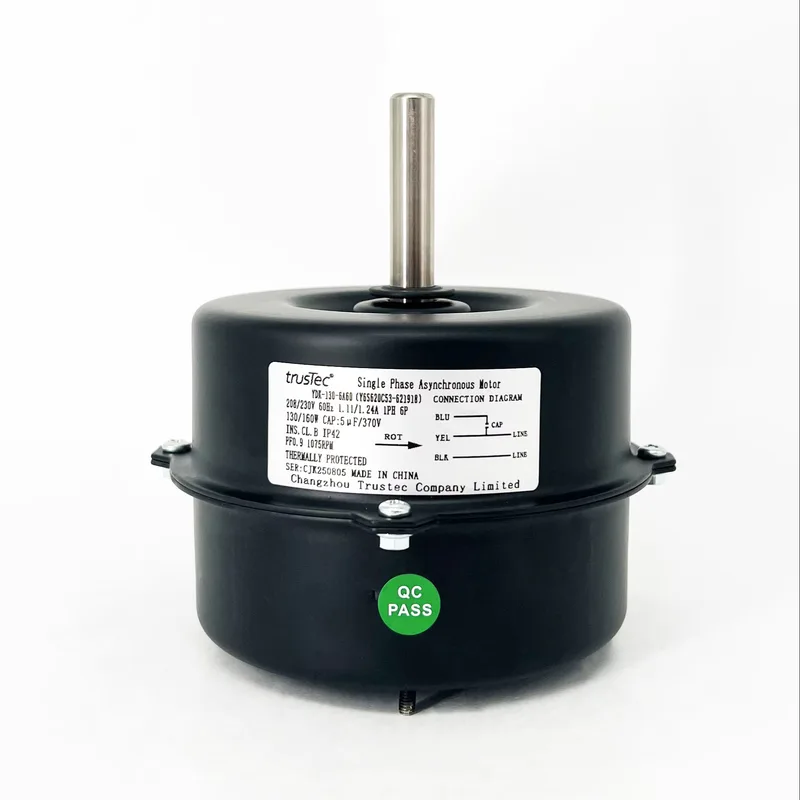 Condenser Fan Motor - 130/160W 208/230V 60Hz 1075RPM Condenser Fan Motor - 130/160W 208/230V 60Hz 1075RPM