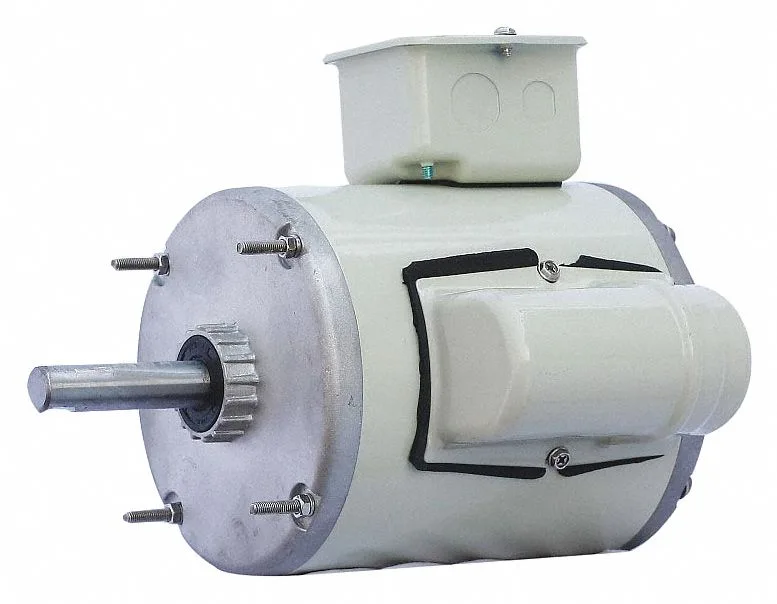 DAYTON Corrosion Resistant Direct Drive Motor: 1/3 HP, 1,075 Nameplate RPM, 115V AC, Non-Std Frame
