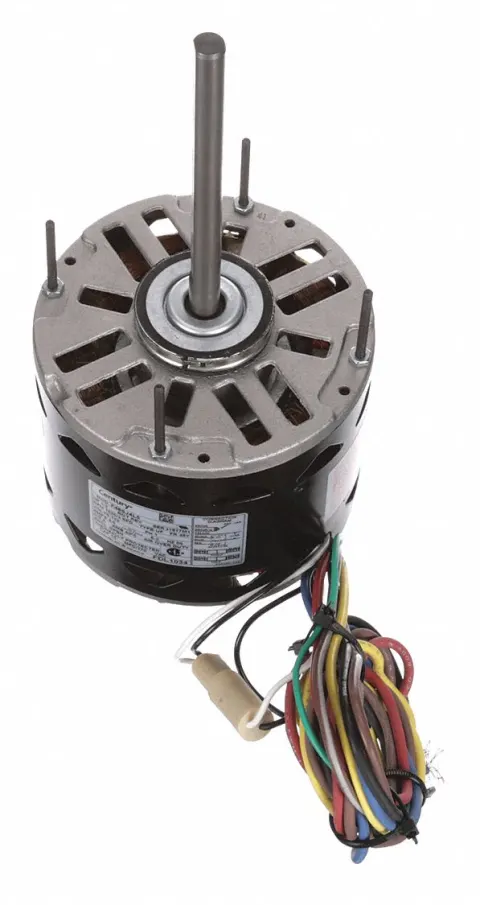 CENTURY Direct Drive Blower Motor: 3 Speed, Open Air-Over, Ring Mount, 1/3 HP, 1,625 Nameplate RPM