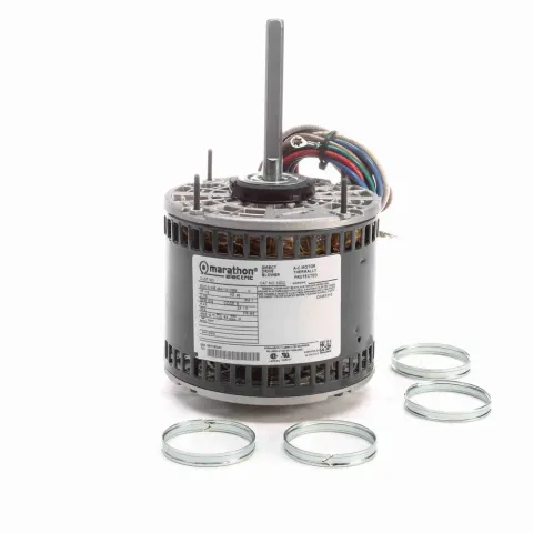 Marathon X002 PSC Direct Drive Blower Motor, 5-5/8" Dia., 1/3 HP, 1075 RPM