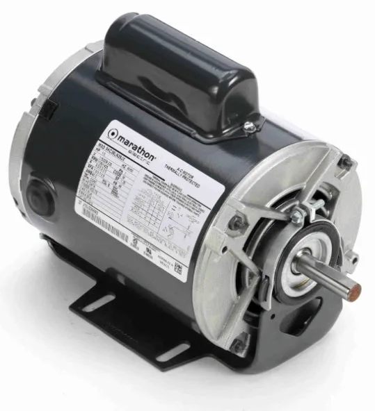 موتور بلوور بدء بمكثف Marathon C210، قطر 5-5/8 بوصة، 1/3 حصان، 1725 لفة/دقيقة موتور بلوور بدء بمكثف Marathon C210، قطر 5-5/8 بوصة، 1/3 حصان، 1725 لفة/دقيقة