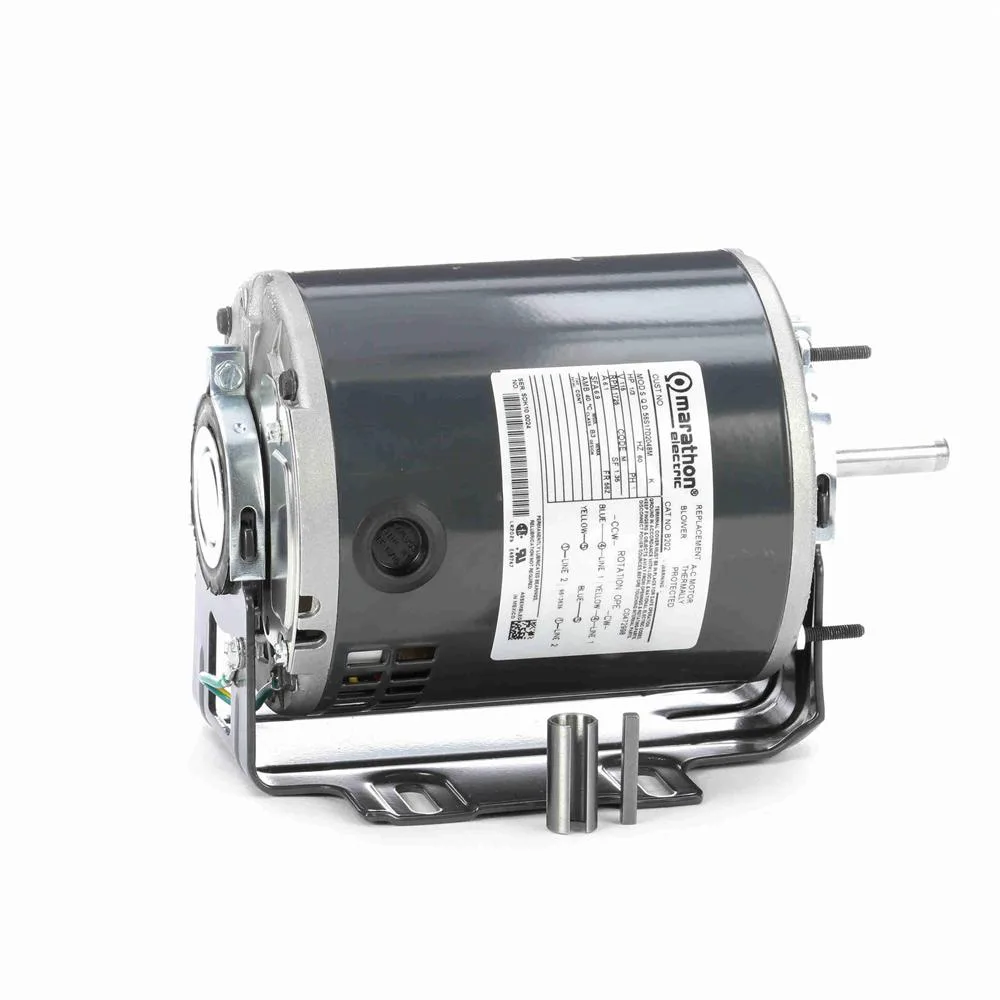 Marathon B202 Split Phase Blower Motor, 6-1/2" Dia., 1/3 HP, 1725 RPM Marathon B202 Split Phase Blower Motor, 6-1/2" Dia., 1/3 HP, 1725 RPM