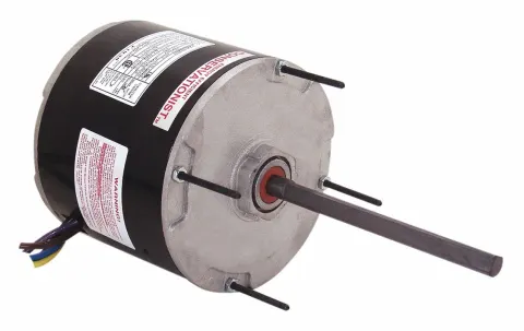 CENTURY Condenser Fan Motor: Stud Mount, Open Air-Over, 1/3 HP, 825 Nameplate RPM, 1 Speed, 115V AC
