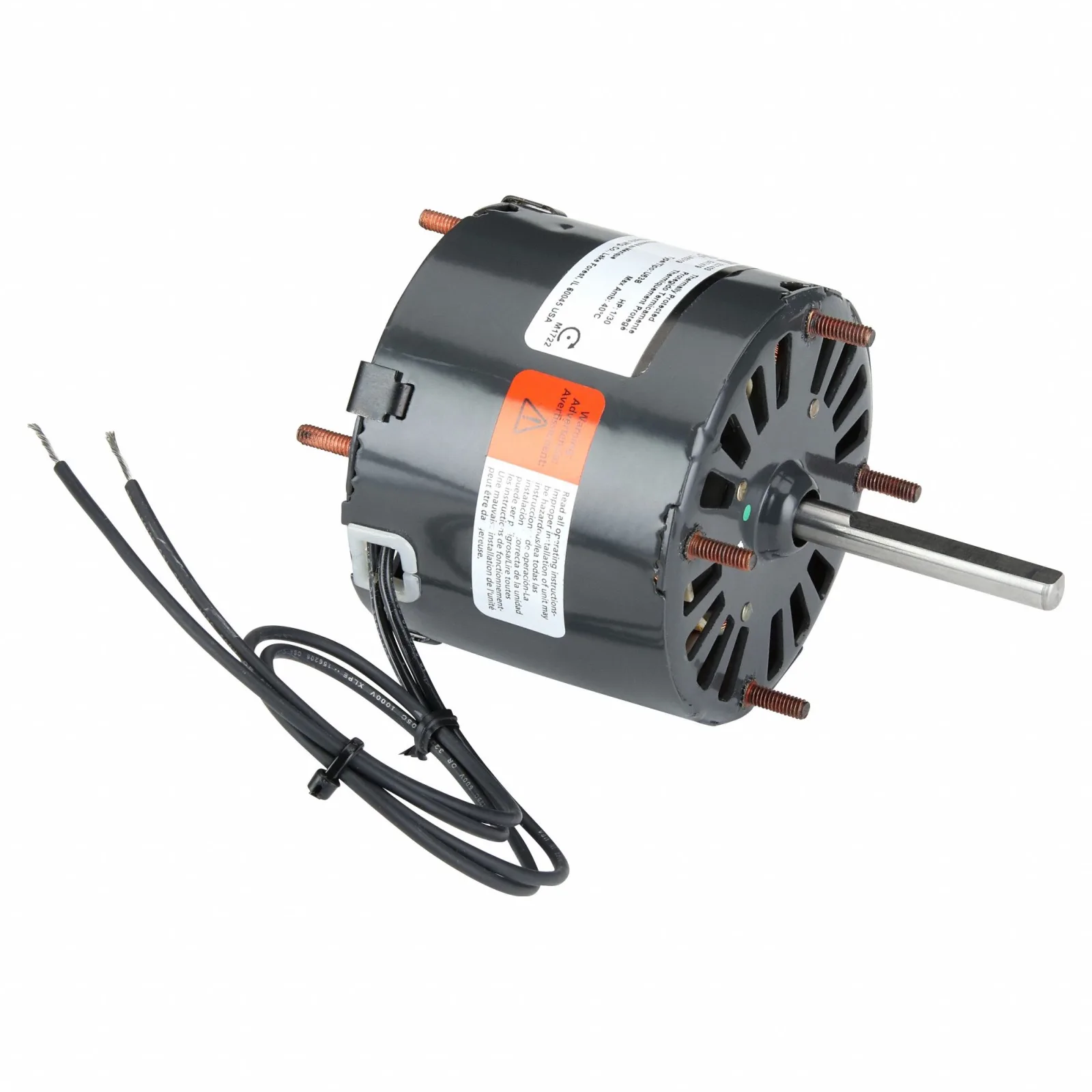 محرك HVAC Dayton، مفتوح بتيار هواء، 1/30 حصان، 1550 دورة في الدقيقة، 115 فولت، CWSE