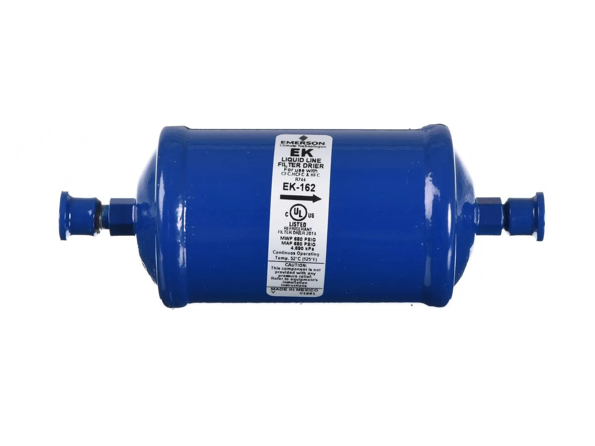 مجفف خط السائل Copeland EK162، 1/4 بوصة، فلير (Flare) مجفف خط السائل Copeland EK162، 1/4 بوصة، فلير (Flare)