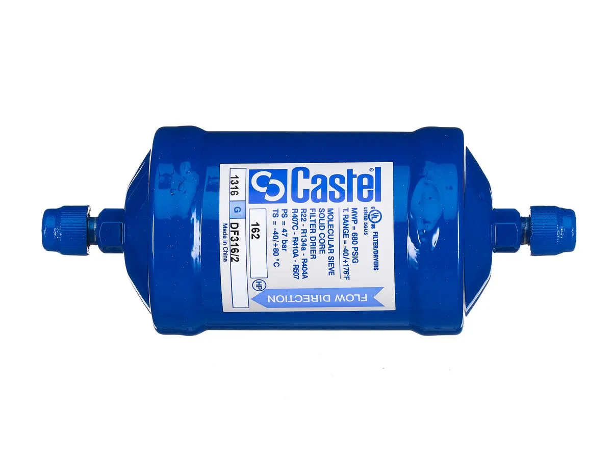 Castel D316/2 Drier, 1/4" Flare Castel D316/2 Drier, 1/4" Flare