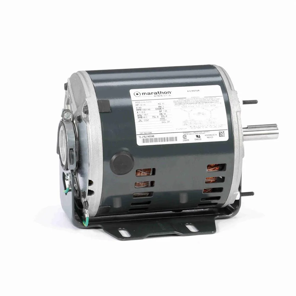 Marathon X018 PSC Direct Drive Blower Motor, 5-5/8" Dia., 1/4 HP, 1075 RPM Marathon X018 PSC Direct Drive Blower Motor, 5-5/8" Dia., 1/4 HP, 1075 RPM
