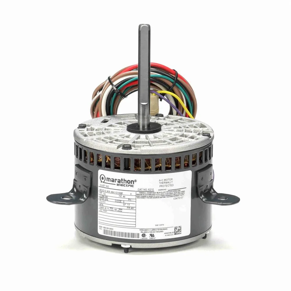 موتور بلوور مكثف دائم PSC Marathon X210، قطر ‎5-5/8 بوصة، 1/4 حصان، 1075 لفة/دقيقة، بديل OEM لـ Carrier