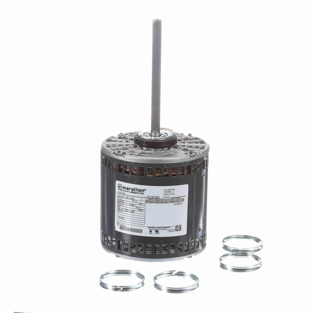 موتور بلوور مكثف دائم PSC نقل مباشر Marathon X241، قطر 5-5/8 بوصة، 3/4 حصان، 1075 لفة/دقيقة، بديل OEM لـ Carrier موتور بلوور مكثف دائم PSC نقل مباشر Marathon X241، قطر 5-5/8 بوصة، 3/4 حصان، 1075 لفة/دقيقة، بديل OEM لـ Carrier