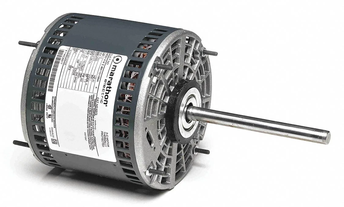 U.S. MOTORS Direct Drive Blower Motor: 4 Speed, Open Air-Over, Ring/Stud Mount, 3/4 HP, 115V AC U.S. MOTORS Direct Drive Blower Motor: 4 Speed, Open Air-Over, Ring/Stud Mount, 3/4 HP, 115V AC