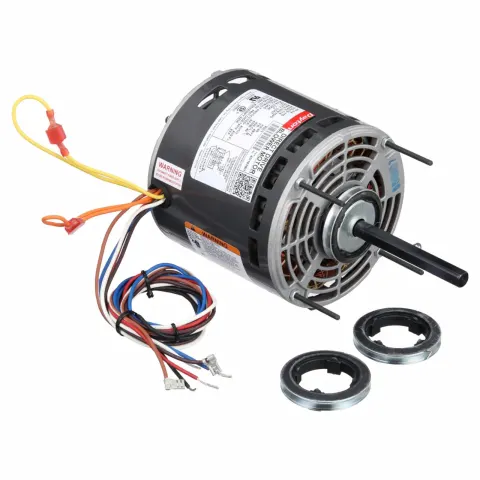 DAYTON Direct Drive Blower Motor: 3 Speed, Open Air-Over, Ring/Stud Mount, 3/4 HP, 115V AC, Auto, B