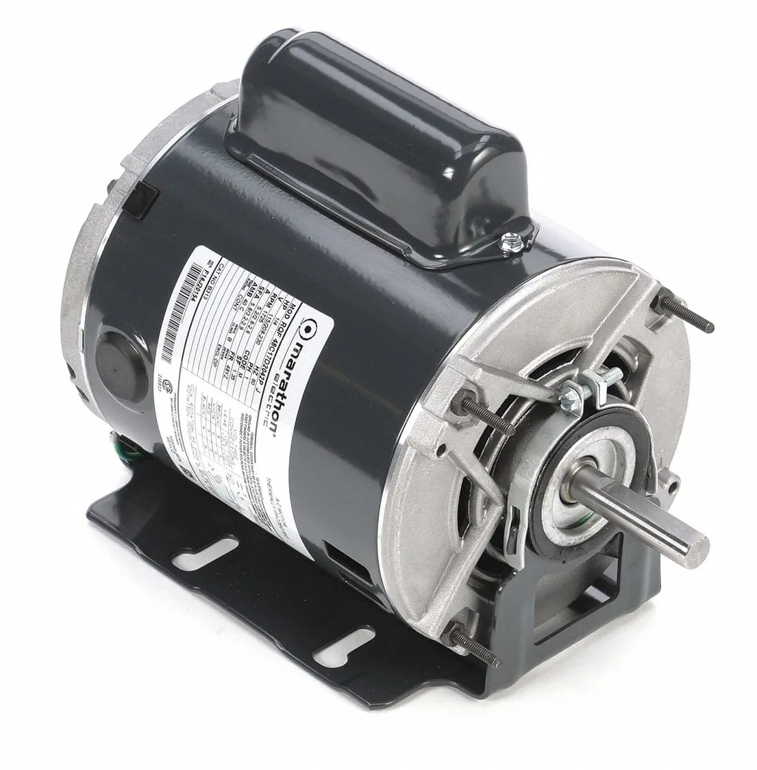 MARATHON MOTORS Belt Drive Motor: 1 Speed, Open Dripproof, Resilient Base Mount, 1/4 HP, 48Y Frame MARATHON MOTORS Belt Drive Motor: 1 Speed, Open Dripproof, Resilient Base Mount, 1/4 HP, 48Y Frame