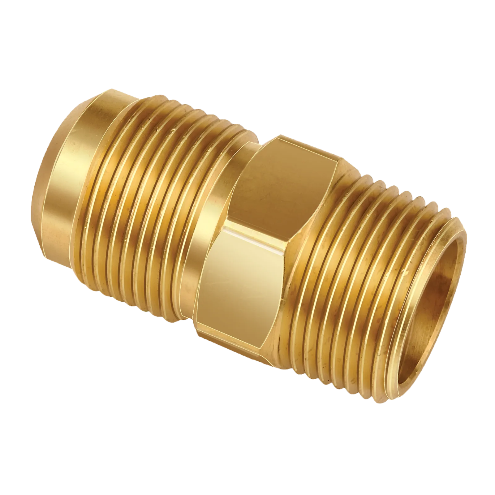 U1-10E Brass Male Conversion Union 5/8" Flare x 3/4" Male Pipe Thread U1-10E Brass Male Conversion Union 5/8" Flare x 3/4" Male Pipe Thread