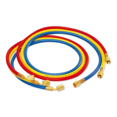 Rothenberger 171511 High Pressure Hose Standard Series, 900mm x 1/4" SAE, Set of 3 (for R22, R134A, R407C, R404A)