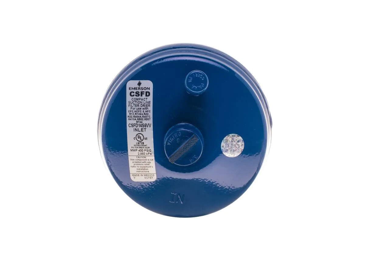 مجفف خط سحب مدمج Copeland CSFD14S6VV، 3/4 بوصة، لحام (Solder) مجفف خط سحب مدمج Copeland CSFD14S6VV، 3/4 بوصة، لحام (Solder)