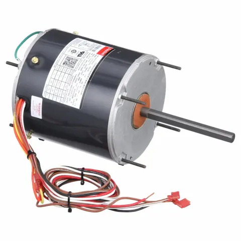 DAYTON Condenser Fan Motor: Stud Mount, Totally Enclosed Air-Over, 1/2 to 1/5 HP, 2 Speed, 115V AC