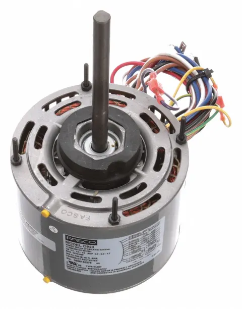 FASCO Direct Drive Blower Motor: 3 Speed, Open Dripproof, Stud Mount, 1/3, 1/4, 1/5 HP, 208-230V AC