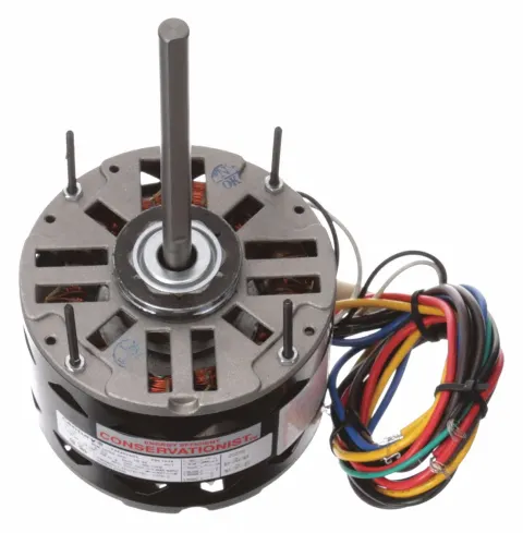 CENTURY Direct Drive Blower Motor: 3 Speed, Open Air-Over, Ring Mount, 1/6 HP, 1,075 Nameplate RPM