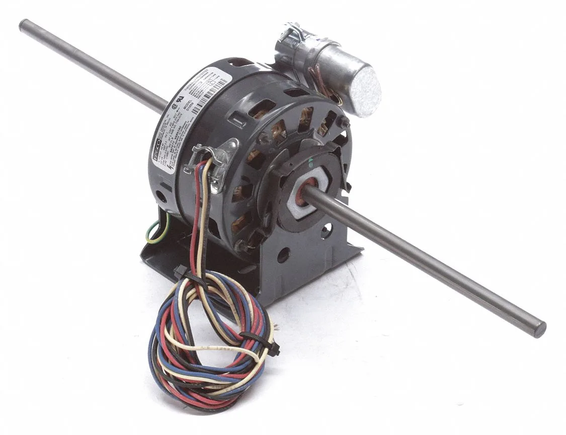 FASCO Condenser Fan Motor: IEC OEM Repl, 1/6 HP, 1,450 Nameplate RPM, 115-127V AC, 42 Frame