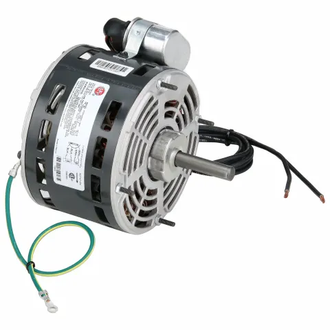 U.S. MOTORS Condenser Fan Motor: Stud Mount, Open Dripproof, 1/6 HP, 1,550 Nameplate RPM, 1 Speed