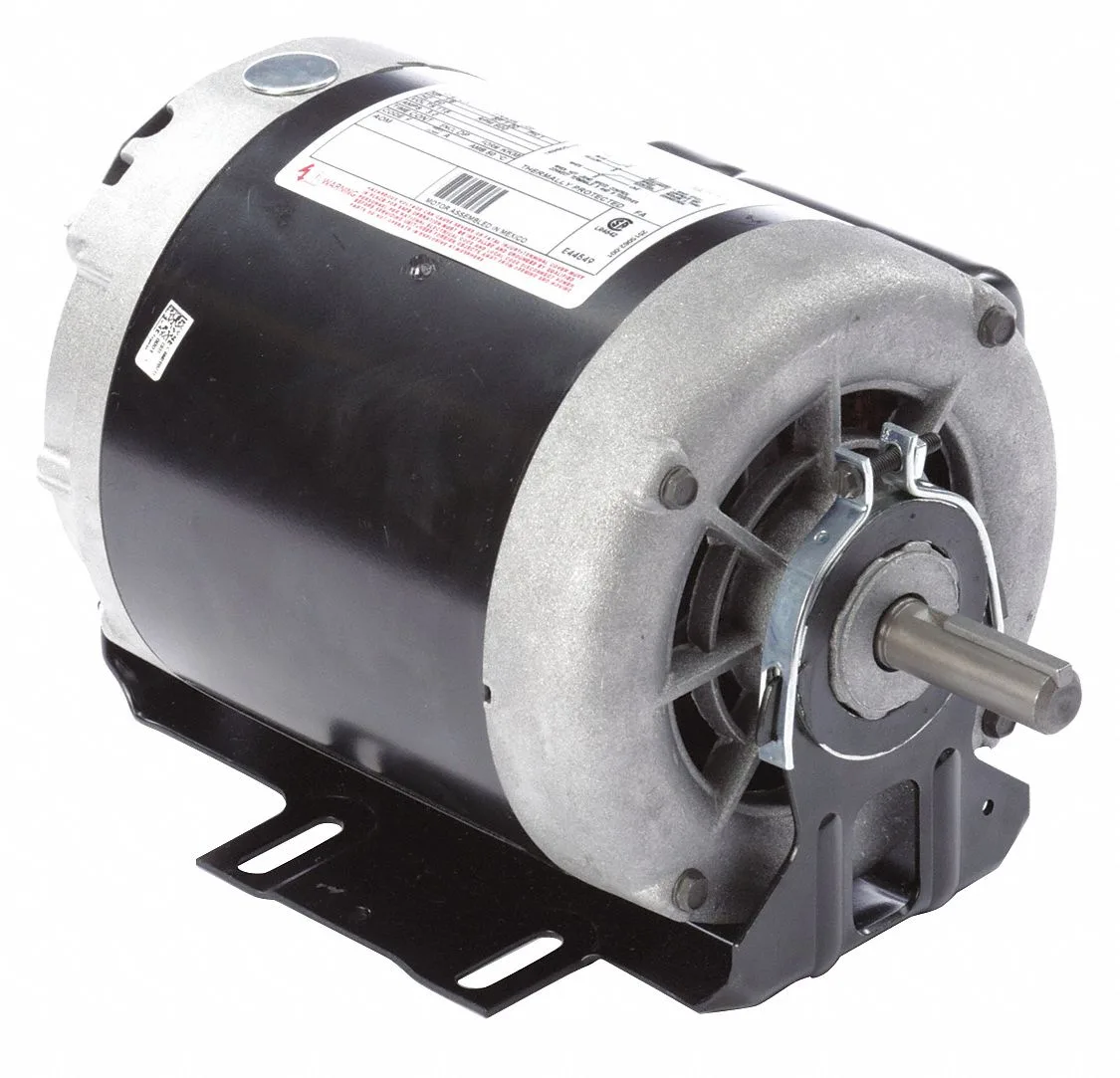 CENTURY Nesbitt Replacement Motor: 1/6 HP, 800 Nameplate RPM, 115V AC, J56 Frame, 0-1,000