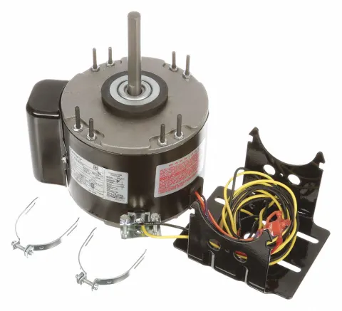 CENTURY 5-5/8in. Dia. Encl. Fan/Blower Motor: 1 Speed, Totally Enclosed Air-Over, Stud Mount, 1/6 HP