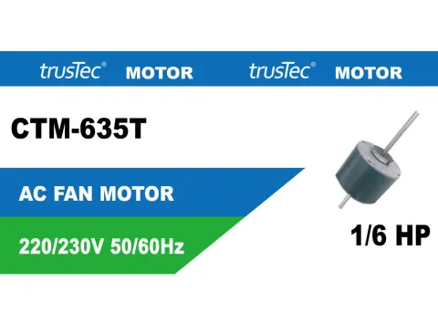 CTM-635T YSK140-125-6A3 AC Universal Fan Motor 220V 1/6HP Double Shaft for 5KCP39DGM635T – image 2