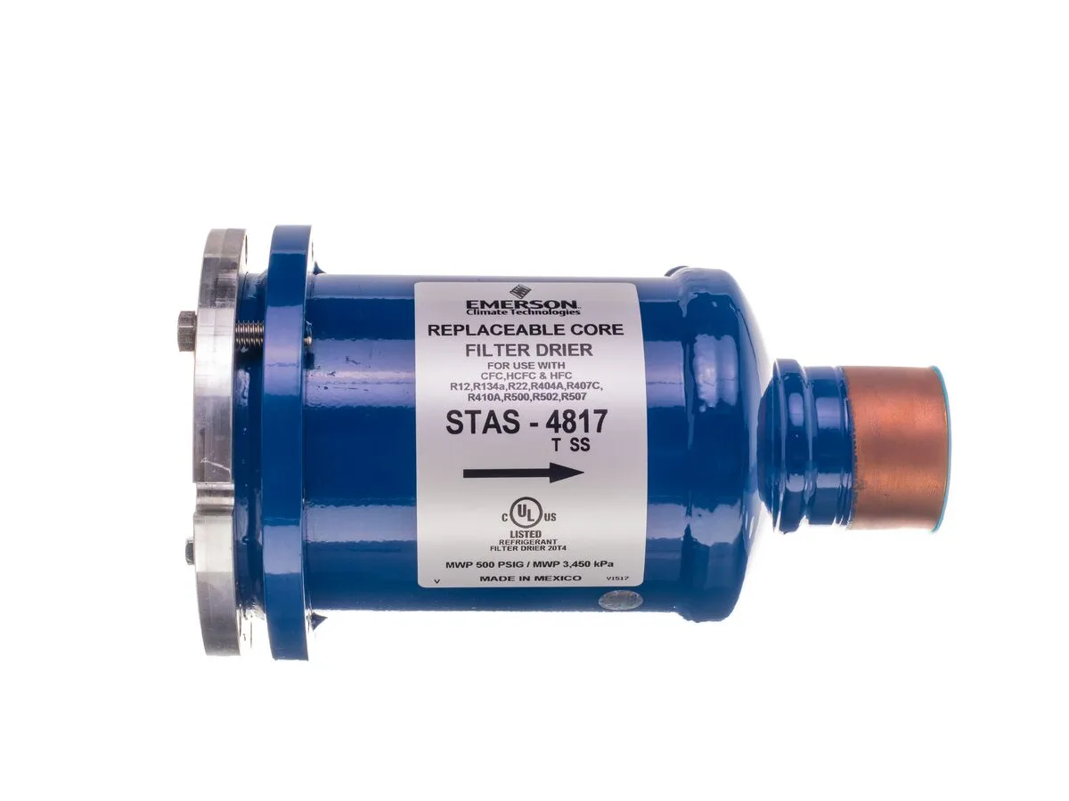 Copeland STAS4817TSS Drier Shell, 1 Core, 2-1/8" Copeland STAS4817TSS Drier Shell, 1 Core, 2-1/8"