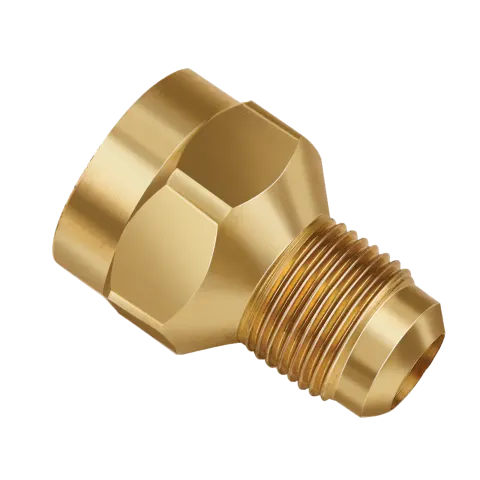 U3-4A Brass Union 1/4" Male Flare x 1/8" Female Pipe Thread