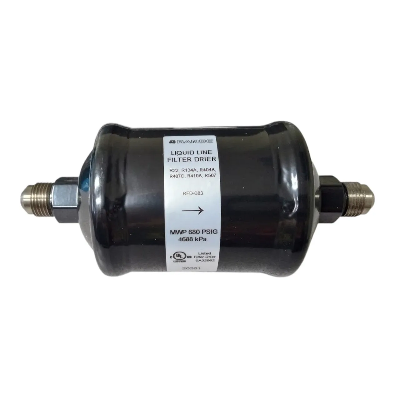 Ranco 083 Liquid Line Filter Drier, 3/8" Flare Ranco 083 Liquid Line Filter Drier, 3/8" Flare