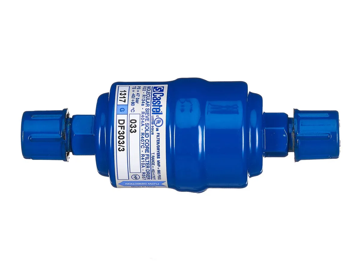 Castel D303/3 Drier, 3/8" Flare Castel D303/3 Drier, 3/8" Flare