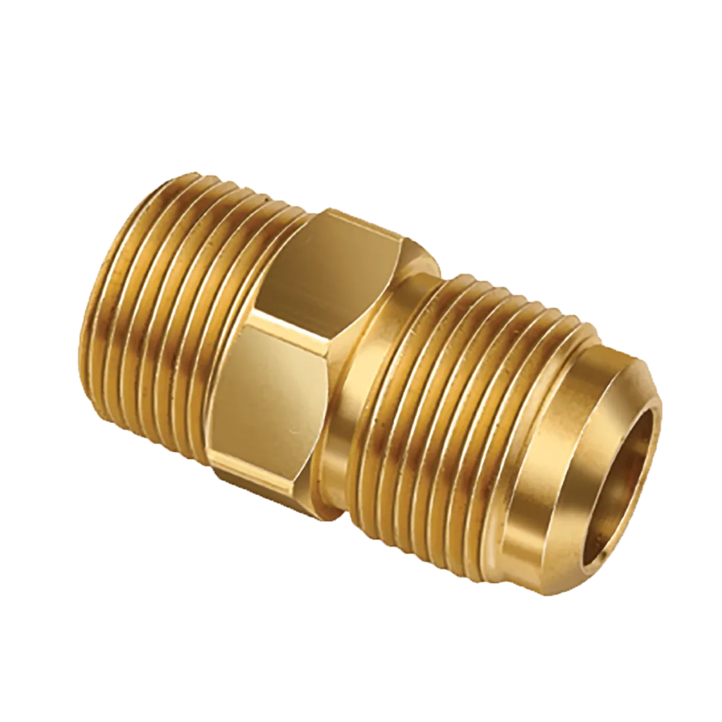 U2-6 Brass Straight Union 3/8" Male Flare x 3/8" Male Flare U2-6 Brass Straight Union 3/8" Male Flare x 3/8" Male Flare