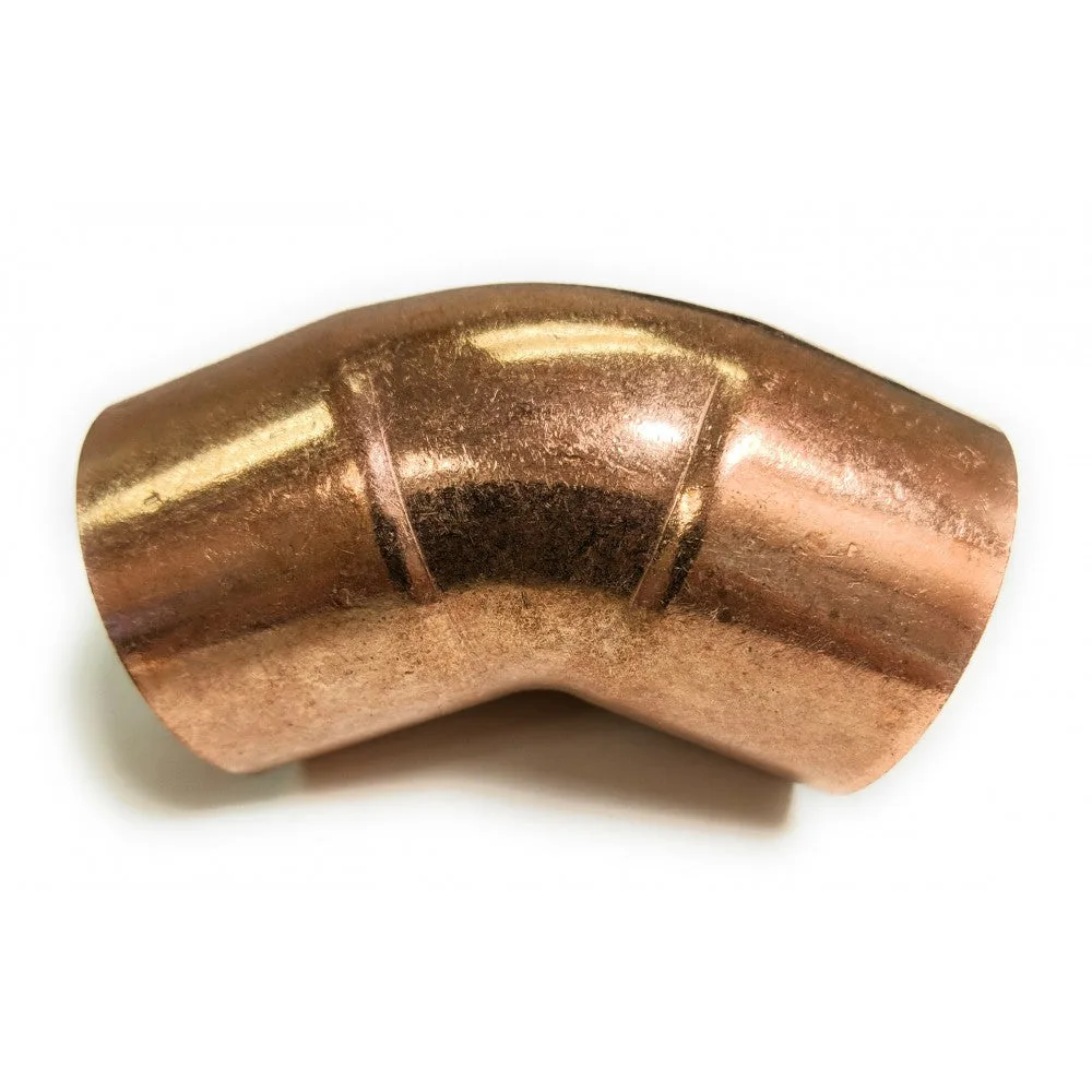 Copper 45° Elbow, 4-1/8" OD Copper 45° Elbow, 4-1/8" OD