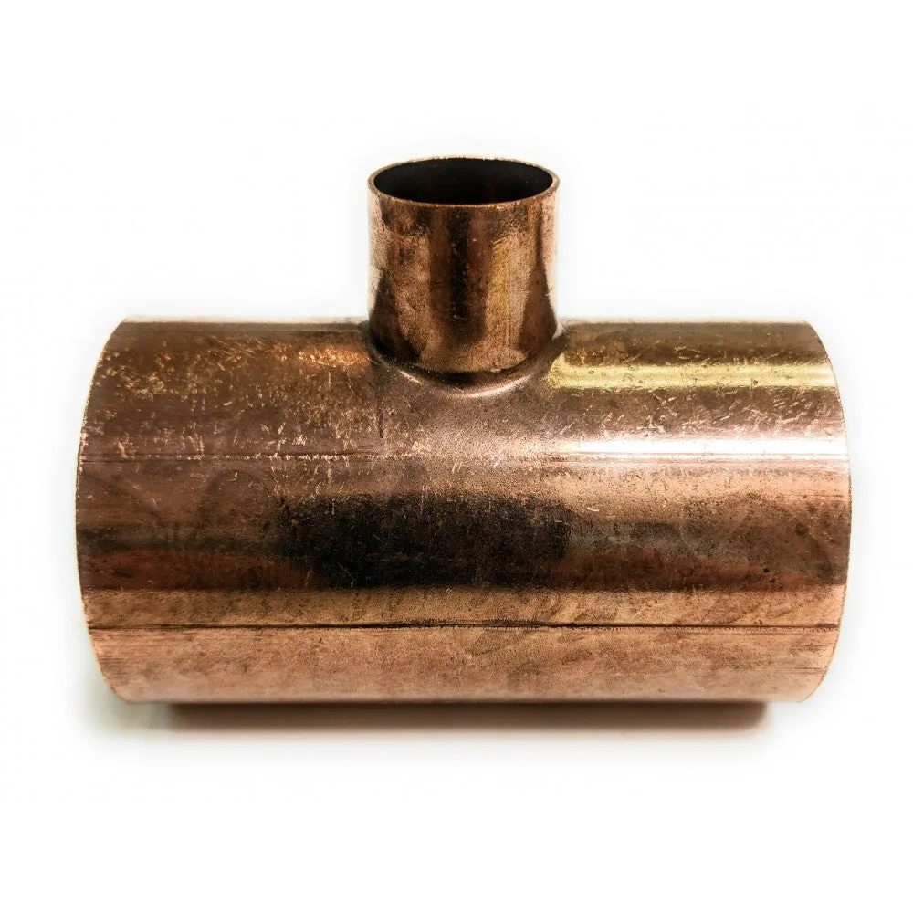 Copper Reducing Tee, 1-1/8" x 1-1/8" x 5/8" OD Copper Reducing Tee, 1-1/8" x 1-1/8" x 5/8" OD